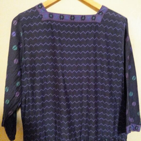 Gudrun Sjoden Oversized Drop Waist Babydoll Dress-Small-Organic Cotton & Silk - Picture 6 of 8